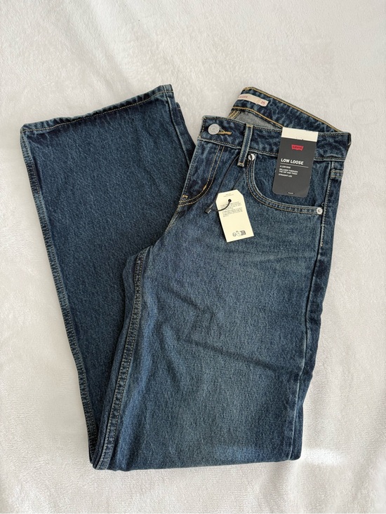Levi's Denim - Levi's Dark Blue Relaxed Low Loose Straight Jeans